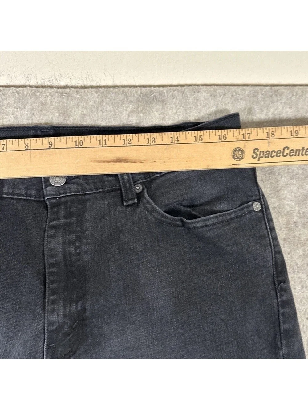 Levis 511 Original Fit Jeans 36 (34x30) Straight Leg Black Cotton/Elastane